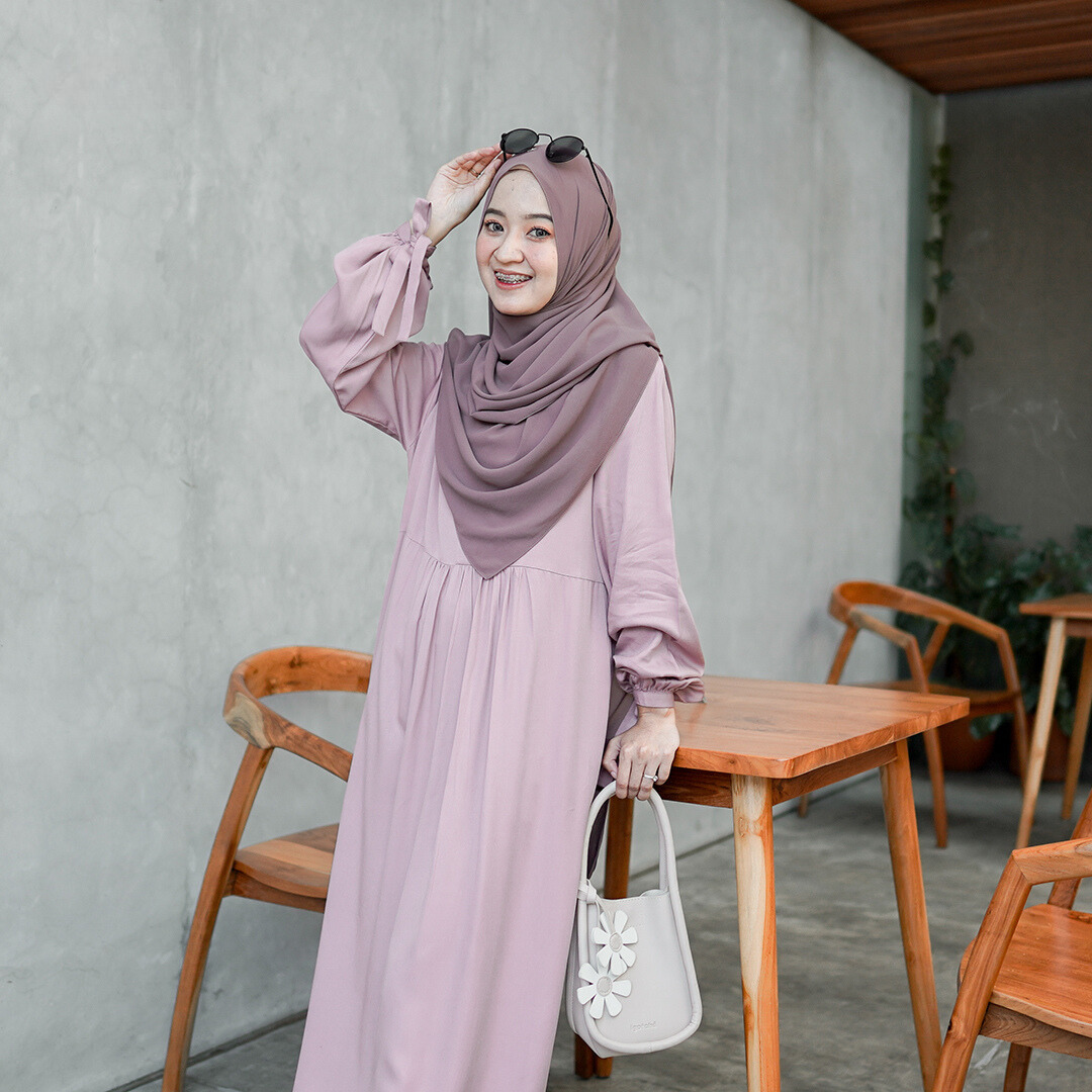 Bella Abaya Dress - Rose