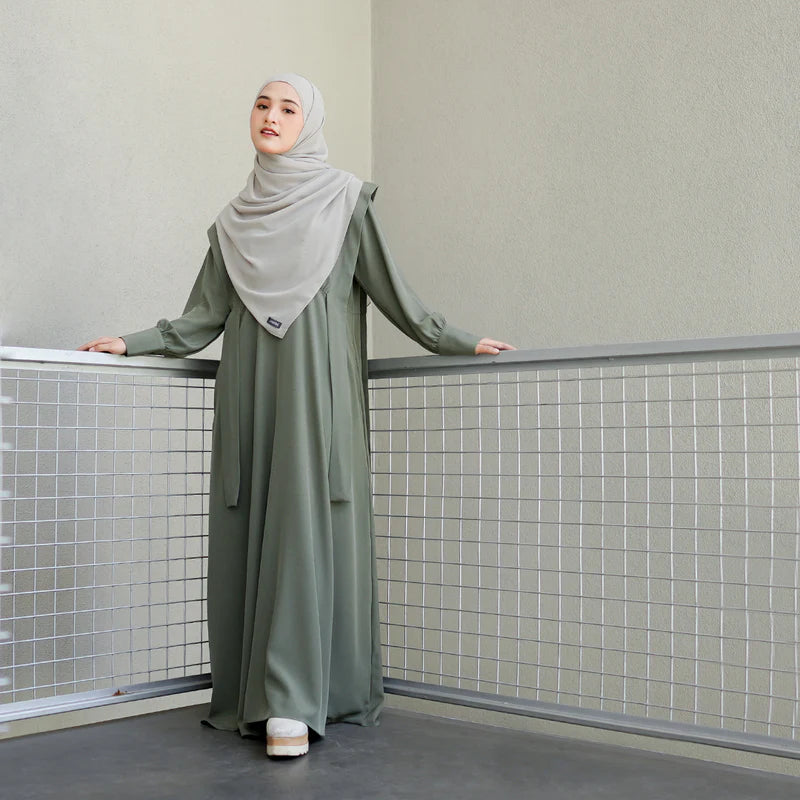Amara Abaya Dress - Pine