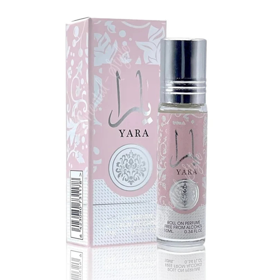 Yara by Lattafa | Roll-On Perfume Oil | Oriental-Floral Fragrance | 10ml / 0.34oz | For Women