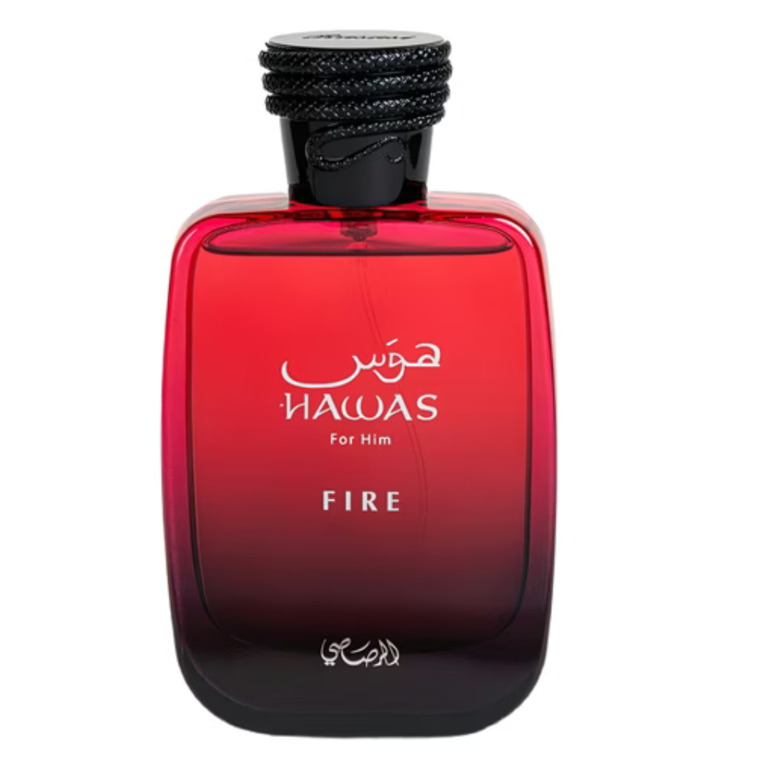 Hawas Fire by Rasasi, Eau de Parfum, 100ml (3.4 oz), Men’s