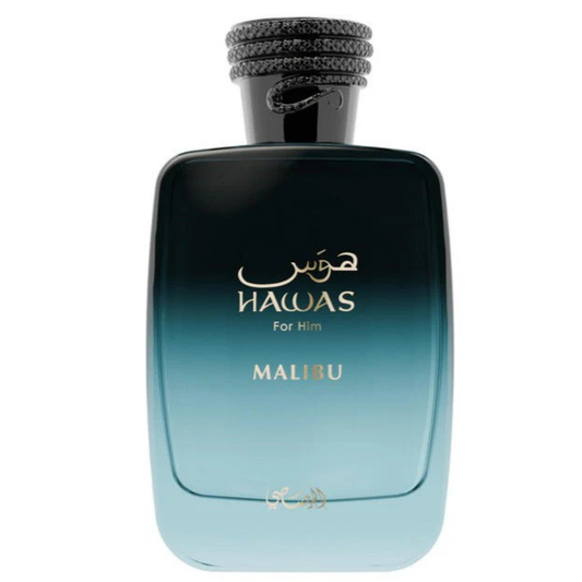 Hawas Malibu by Rasasi, (EDP), 100ml (3.4oz), Men’s Fragrance