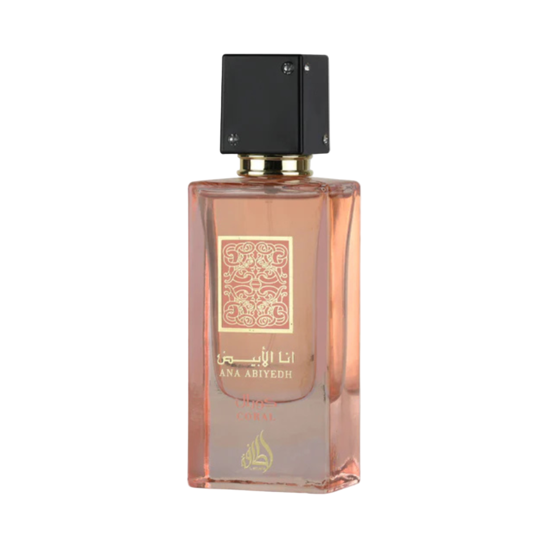 Lattafa Ana Abiyedh Coral – Extrait de Parfum, 60ml (2 oz), Women’s Fragrance
