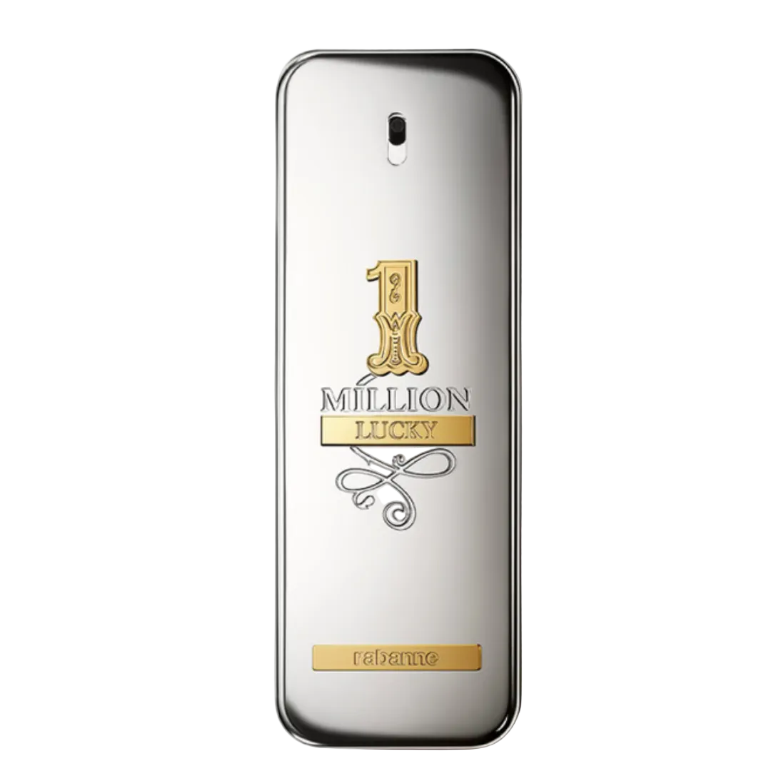 1 Million Lucky by Rabanne Eau de Toilette (EDT), 100ml (3.4 oz), Men's Fragrance