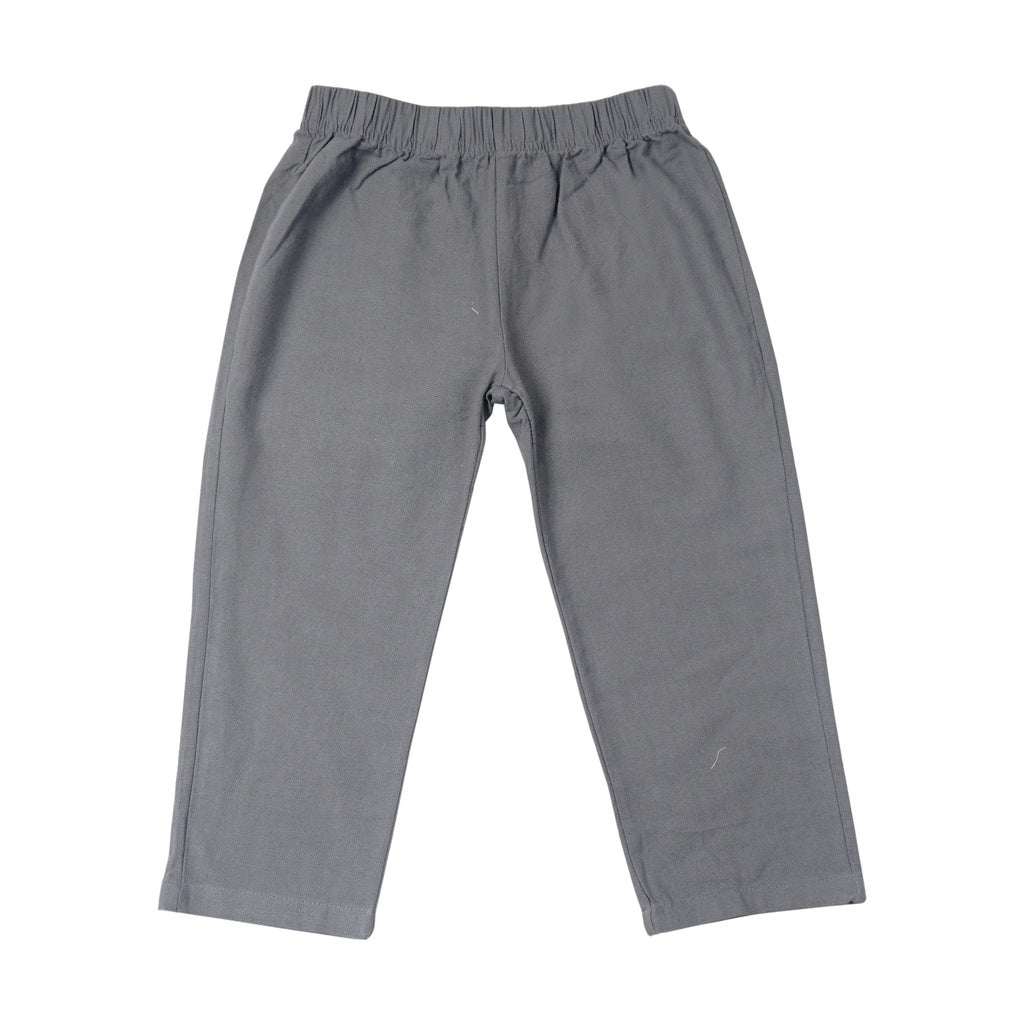 Blue Shirt & Grey Pant Set
