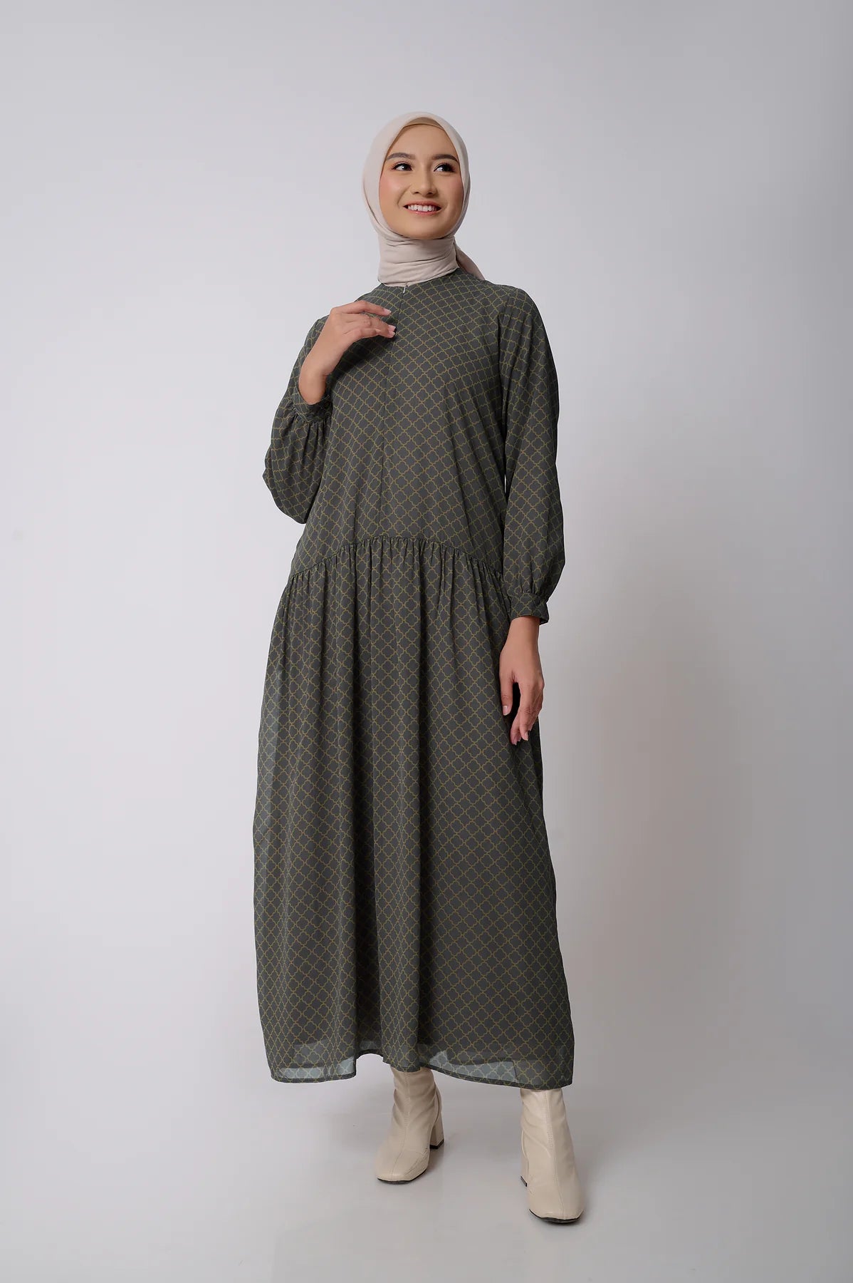 Aleesha Dress - Grey
