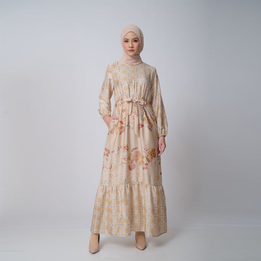 Aleka Beige Dress - Tunisia Edition