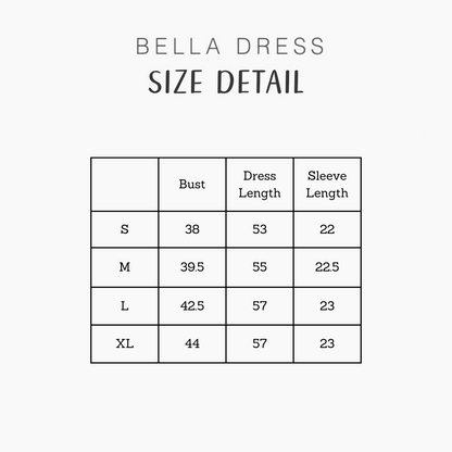 Bella Abaya Dress - Rose