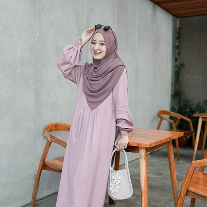 Bella Abaya Dress - Rose
