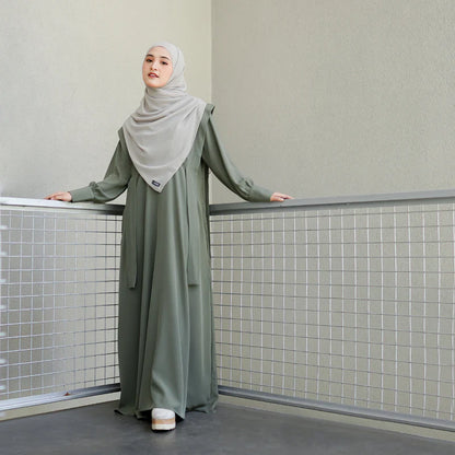 Amara Abaya Dress - Pine