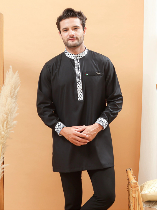 Burda - Premium Short Kurta - Palestine