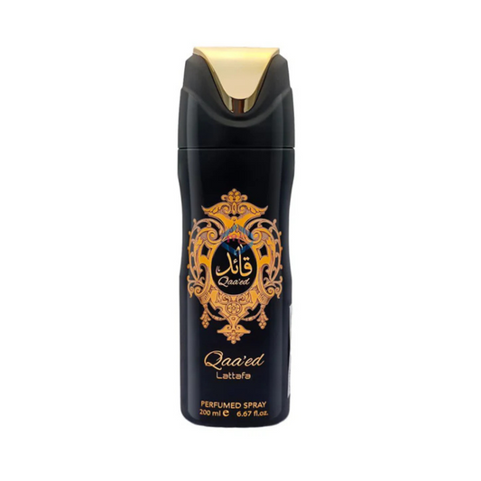 Qaaed by Lattafa | Body Spray | Oriental Spicy Fragrance | 200ml / 6.67oz | Unisex