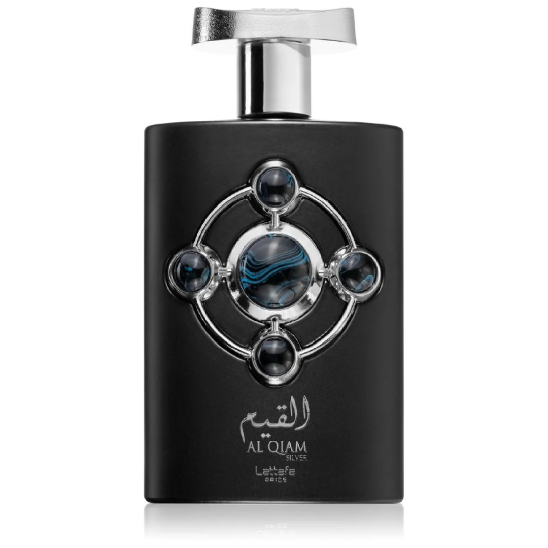 Al Qiam Silver by Lattafa – Eau de Parfum, 100ml (3.4oz), Men's Fragrance