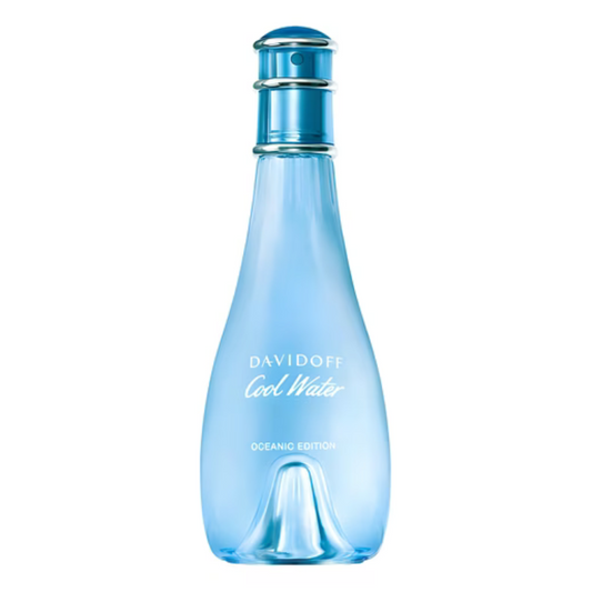 Cool Water Oceanic Edition for Women by Davidoff, Eau de Toilette, 100ml (3.4oz), Women's Fragrance