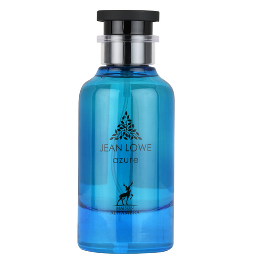 Jean Lowe Azure by Maison Alhambra – Aromatic Aquatic Eau de Parfum, 100ml (3.4oz), Men’s Fragrance