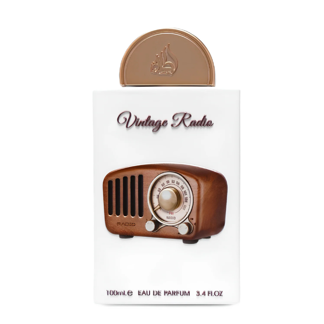 Vintage Radio by Lattafa – Eau de Parfum – 100ml (3.4 oz), Unisex Fragrance