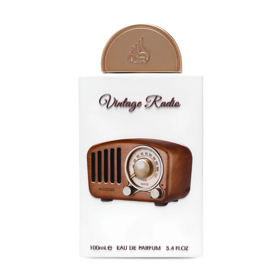 Vintage Radio by Lattafa – Eau de Parfum – 100ml (3.4 oz), Unisex Fragrance