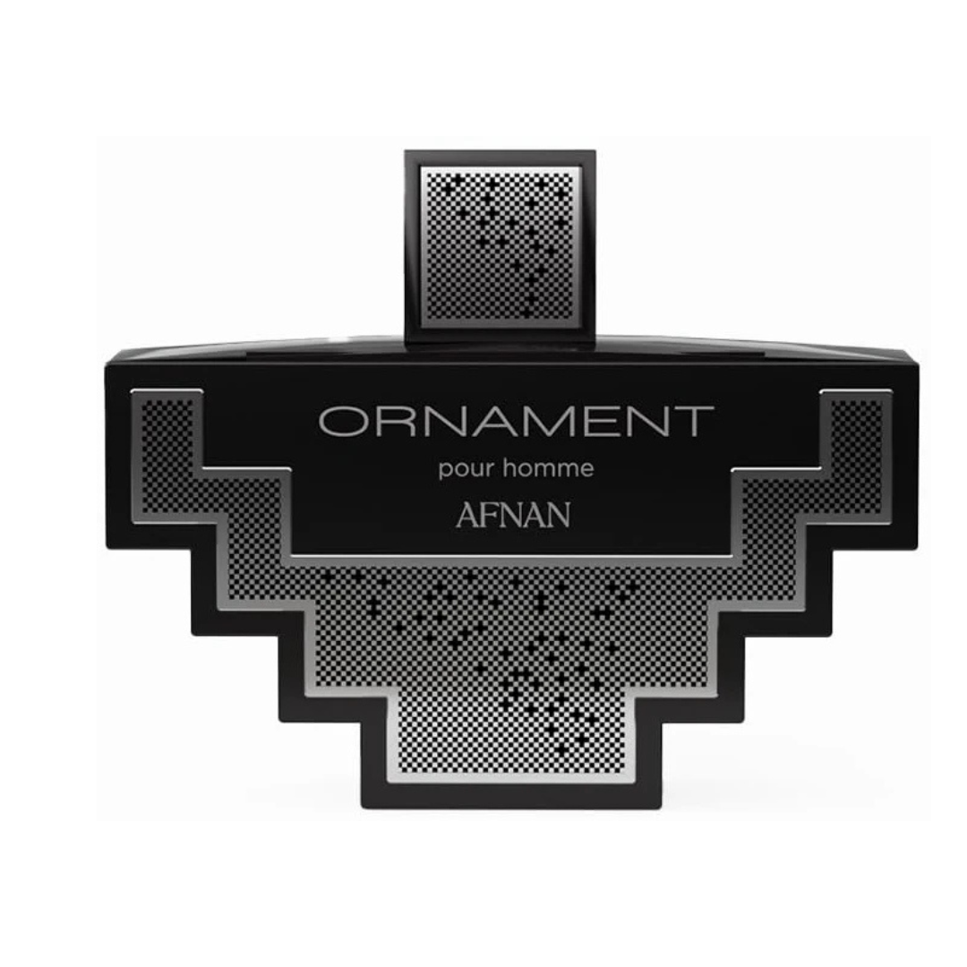 Afnan Ornament Pour Homme Eau de Parfum Spray, Woody Aromatic, 100ml (3.4oz), for Men