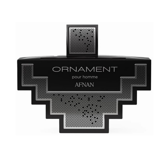 Afnan Ornament Pour Homme Eau de Parfum Spray, Woody Aromatic, 100ml (3.4oz), for Men