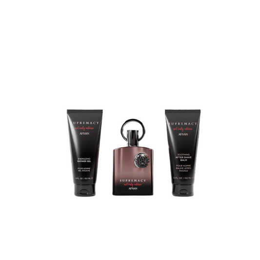 Supremacy Not Only Intense Gift Set Men by Afnan, Eau de Parfum & Body Spray Bundle, 100 ml + 150 ml, For Men
