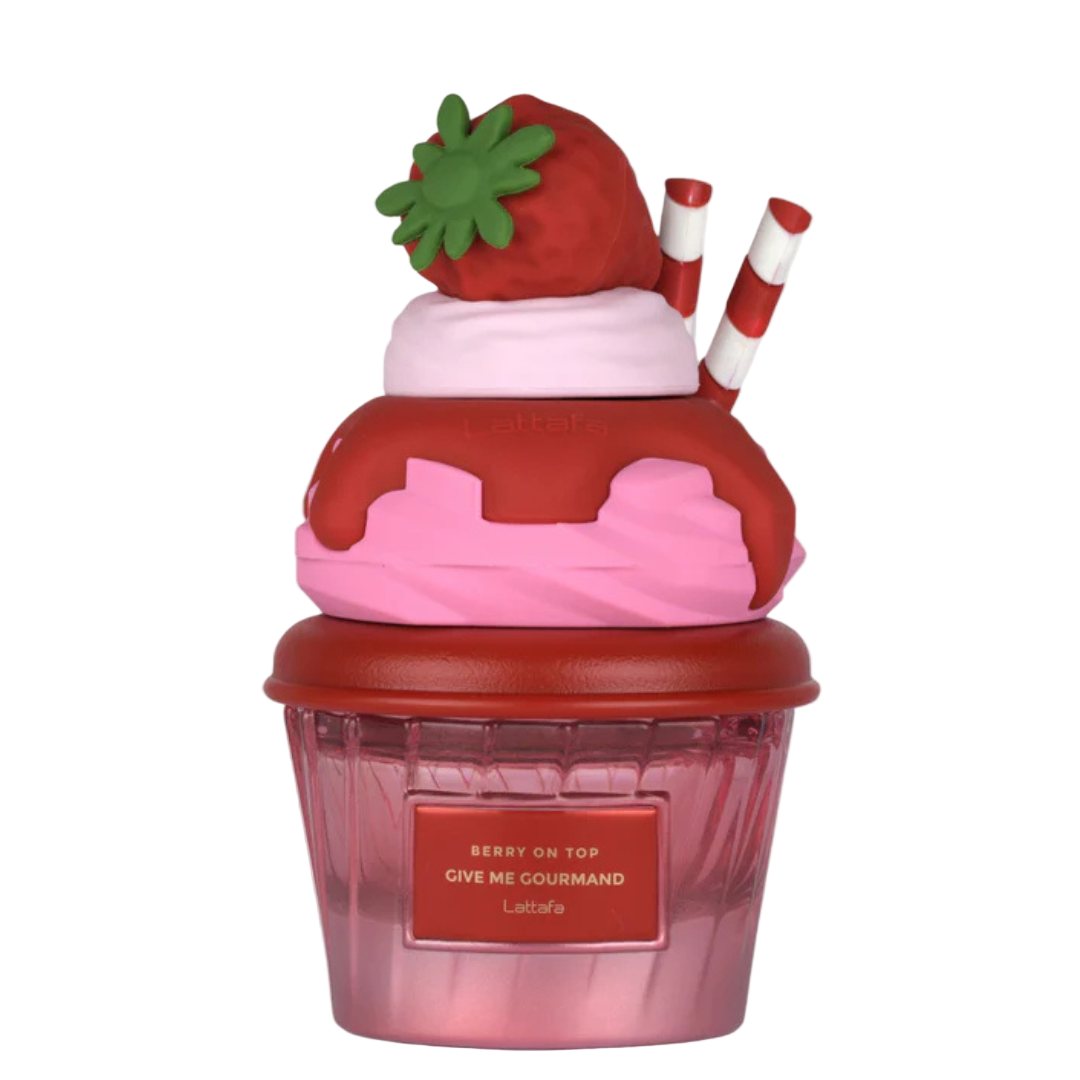 Berry On Top by Lattafa Give Me Gourmand, Eau de Parfum (EDP), 100ml (3.4oz), Women’s Fragrance