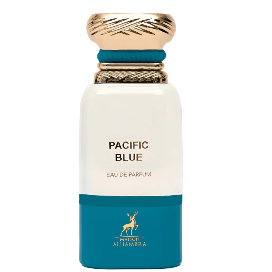 Pacific Blue Eau de Parfum by Maison Alhambra Lattafa, EDP Spray, 100ml (3.4oz), Unisex Fragrance