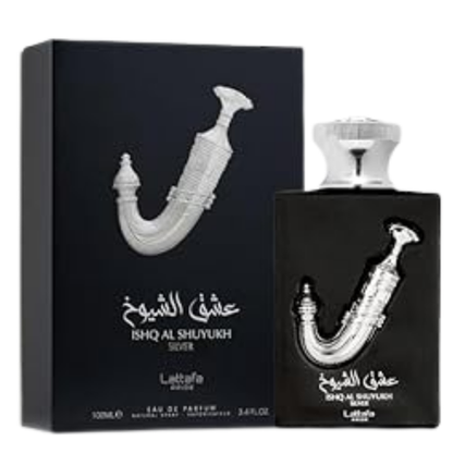 Ishq Al Shuyukh Silver by Lattafa, For Men