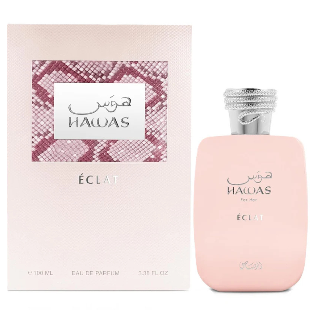 Hawas Eclat for Women by Rasasi Eau de Parfum (EDP), 100ml (3.4 oz), Women’s Fragrance