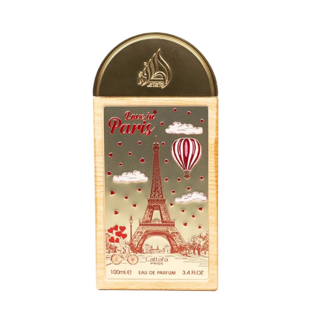 Love in Paris by Lattafa Pride Eau de Parfum, 100ml (3.4 oz), Unisex Fragrance