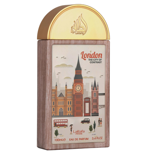 London City of Contrast by Lattafa Pride Eau de Parfum, 100ml (3.4 oz), Unisex Fragrance