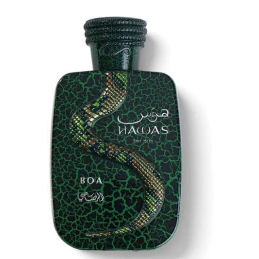 Hawas Boa by Rasasi Eau de Parfum (EDP), 100ml / 3.4 oz, Men's Fragrance