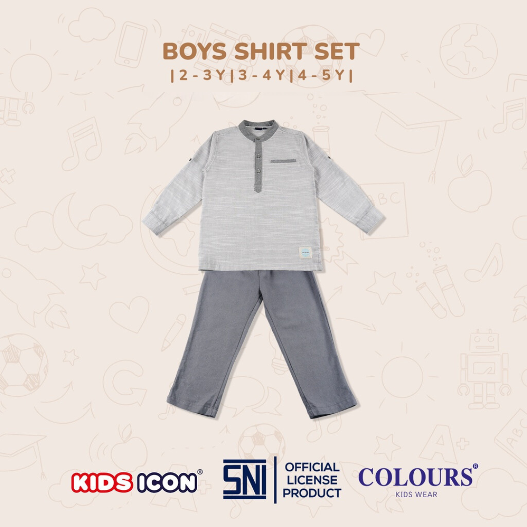 Grey Shirt and Grey Pant Set