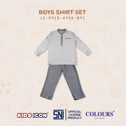 Grey Shirt and Grey Pant Set
