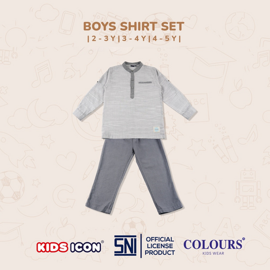 Grey Shirt and Grey Pant Set