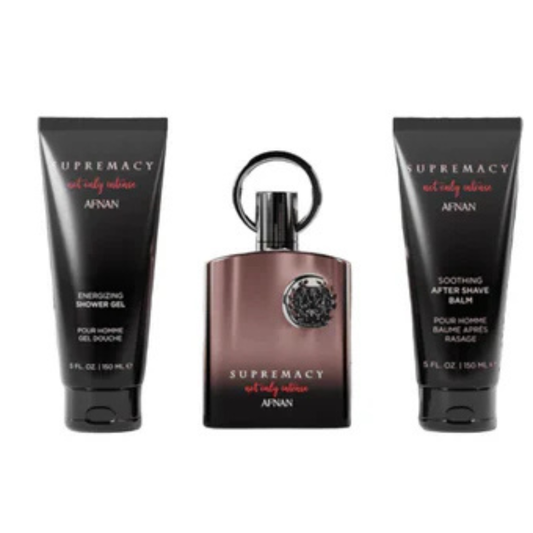 Supremacy Not Only Intense Gift Set Men by Afnan, For Men