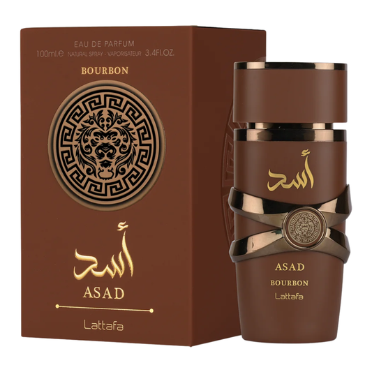 Asad Bourbon by Lattafa, Eau de Parfum, 100ml (3.4oz), Unisex