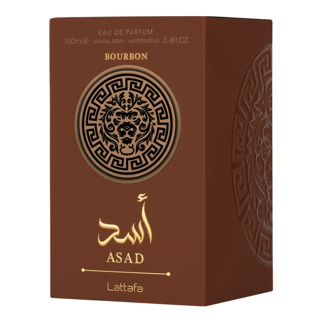 Asad Bourbon by Lattafa, Eau de Parfum, 100ml (3.4oz), Unisex