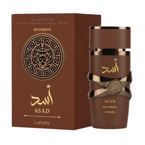 Asad Bourbon by Lattafa, Eau de Parfum, 100ml (3.4oz), Unisex