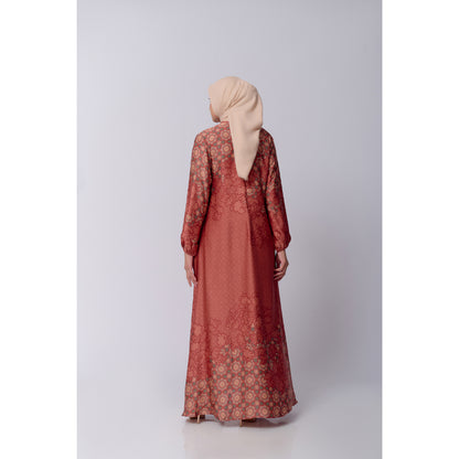 Aries Dress - Brick Red