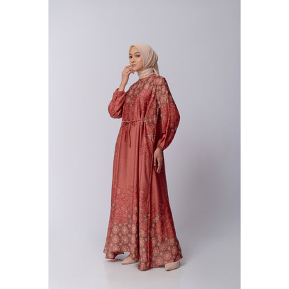 Aries Dress - Brick Red
