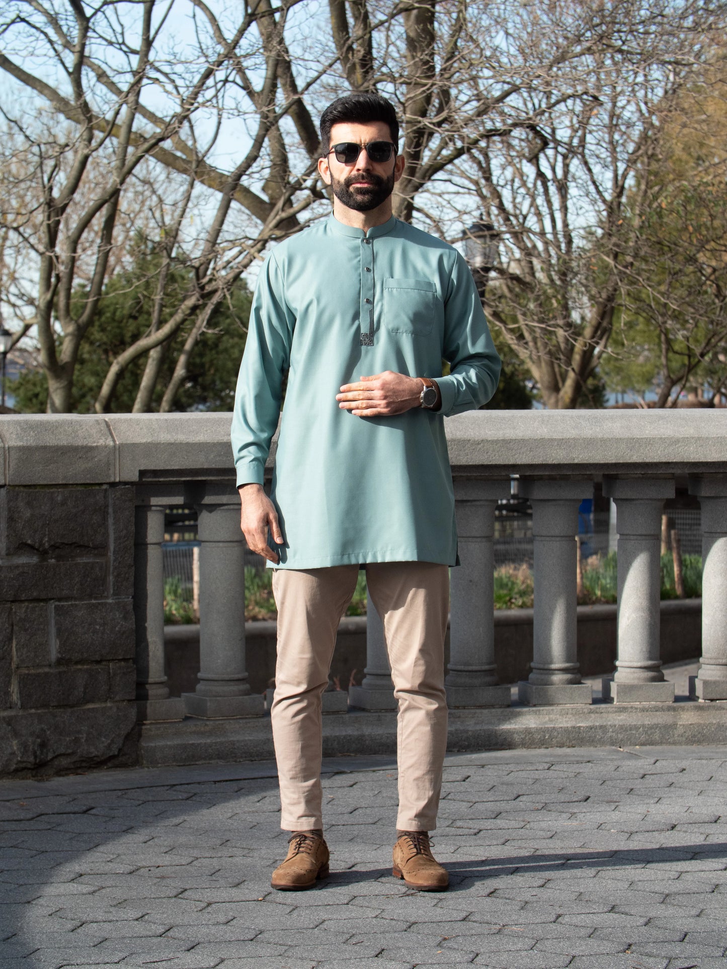 Burda - Premium Short Kurta - Teal