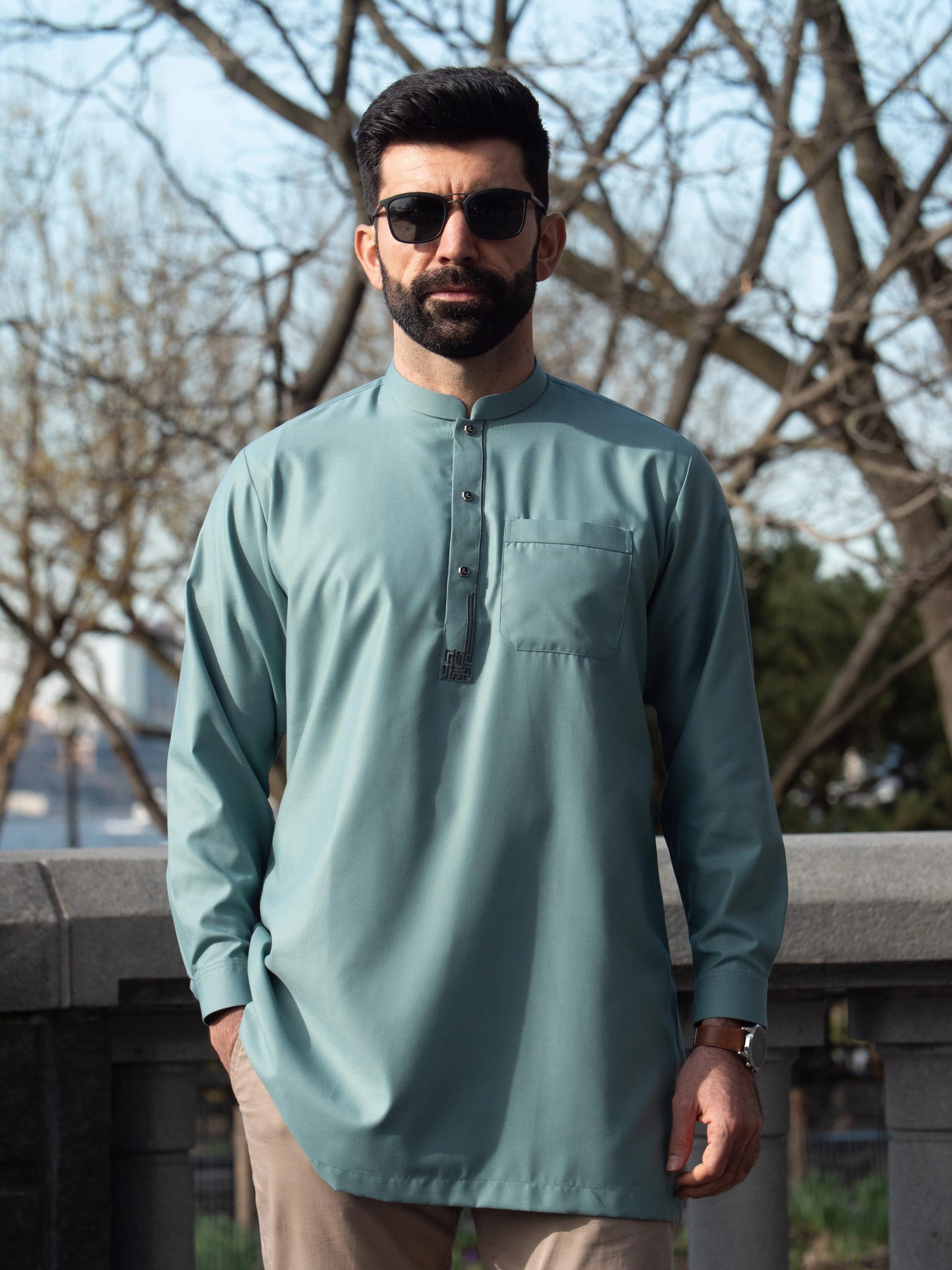 Burda - Premium Short Kurta - Teal