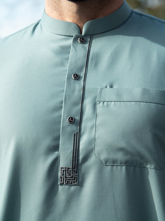Burda - Premium Short Kurta - Teal