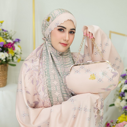 Prayer Set - Hanum- Peach/Sage
