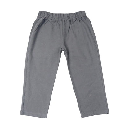 Blue Shirt & Grey Pant Set
