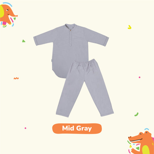 Little Me - Kurta Pajama - Grey